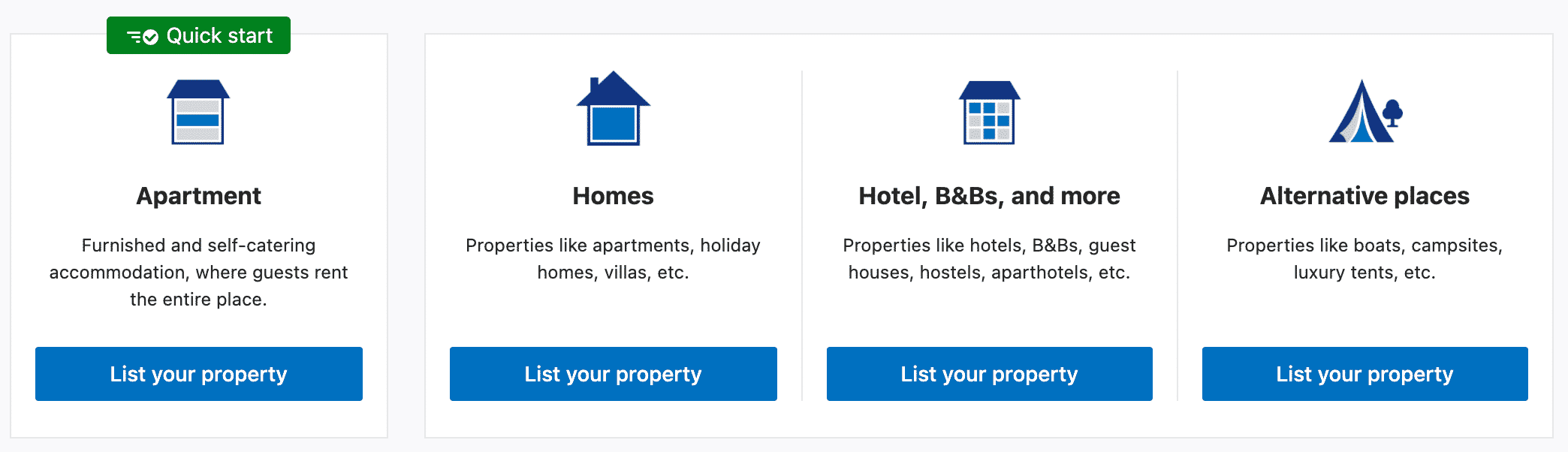 Properties list