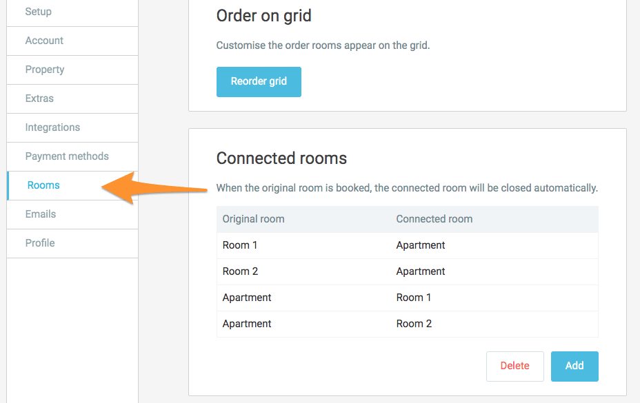 Connected Rooms Preno